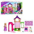 Cenário Torre Da Rapunzel Com 15 Acessórios HLW30 - Mattel