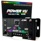 Central AJK Power VU Digital RGB Ritmico Som Auto Medidor