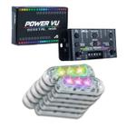 Central AJK Power VU RGB + 60 Faróis RGB AJK 6W