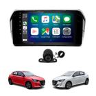 Central Multimídia 9 Polegadas Carplay Bluetooth Peugeot 208 2008 G2 2021 2022 2023 2024 Câmera Ré