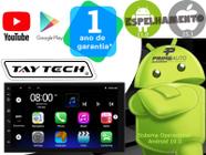 Central Multimídia Android 11 Espelhamento IOS Android 7 Poleg Taytech T100