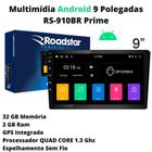 Central Multimídia Android 9 Polegadas GPS Bluetooth RS-910BR Prime - Roadstar