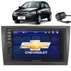 Central Multimidia Corsa Maxx Hatch Sedan Joy Mp5 Espelha Moldura Câmera De Ré