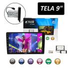 Central Multimidia H-tech Tela 9 Polegadas Usb Bt Espelhamento 1 Din