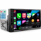 Central Multimídia Mp5 1Din 2Din 7 Carplay Android Auto Espelhamento USB Bluetooth