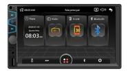 Central Multimídia MP5 Roadstar 2 Din RS404BR Plus Tela 7 Bluetooth/USB/SD/AUX/FM/Espelhamento