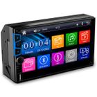 Central Multimídia Universal Mp5 Automotivo 2 Din Tela de 7 Polegadas com Espelhamento Android e IOS, Entrada USB, Micro SD Card, Bluetooth