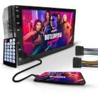 Central Multimídia Universal MP5 Com Bluetooth,Tela de 7 Polegadas Capacitiva, USB, Espelhamento - 12v