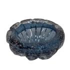 Centro de Mesa Decorativo de Vidro Italy Azul Lyor 12,5cm