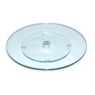 Centro De Mesa Prato Giratório Vidro 8Mm Petisqueira 35Cm - Tuberias