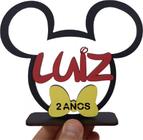 Centros De Mesa Mickey 10 Peças Pintados Os Dois Lados