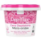 Cera Depilatória De Micro-Ondas Rosas 200G Depilflax