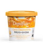 Cera Depilatória De Microoondas Natural Depilflax 100g