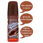 Cera Líquida Ingleza Brilho E Proteção Para Calçados Botinas Botas Sapatos Polidor e Graxa Marrom 60ml