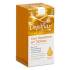 Cera quente depilação depilflax natural 250g tabletes