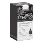 Cera quente depilação depilflax negra 250g tabletes