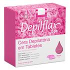 Cera quente depilação depilflax rosa 500g tabletes