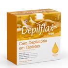 Cera Quente Depilatória Elástica Depilação Facial Corporal Em Tabletes Para Panela Depilflax 500g