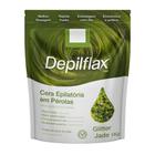 Cera Quente Depilatória Profissional Glitter Jade Depilflax Em Perolas 1Kg Grande