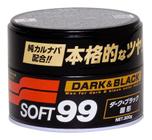 Cera Soft 99 automotiva black dark Para Carros Branco Prata 300g cobre arranhão protege pintura