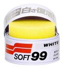 Cera Soft 99 automotiva White Cleaner Para Carros Brancos e Claros 350g semipastosa remove riscos
