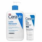 CeraVe Kit - Loção Hidratante Corporal + Hidratante Facial para Peles Normais a Secas