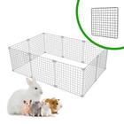 Cercado Aramado Pet Porquinho da Índia Hamster Twister 60x90x30 Malha 2,5x2,5 Branco - IGUANNA