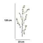Cerejeira Com 3 Galho Curvo Cores Planta Artificial Sem Vaso