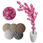 Cerejeira Japonesa Artificial Curvada Rosa Bebe Grande Vaso Decorativo - Flor de Mentirinha