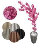 Cerejeira Japonesa Artificial Curvada Rosa Bebe Grande Vaso Decorativo - Flor de Mentirinha