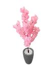 Cerejeira Rosa Bebê Flor Artificial com Vaso Decoração