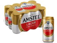 Cerveja Amstel Lager Puro Malte 12 Unidades Lata