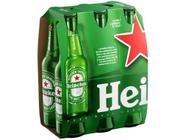 Cerveja Heineken Long Neck 330ml Pack com 6 Unidades