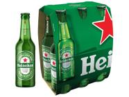 Cerveja Heineken Puro Malte Pilsen Lager Premium - Long Neck 6 Garrafas de 330ml