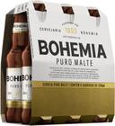 Cerveja long neck bohemia puro malte - 275ml / 6 unidades
