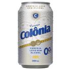 Cerveja Pilsen com 350ml sem álcool - Colônia - Nacional - Cerveja Colônia