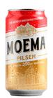 Cerveja pilsen moema lata 350 ml caixa c/12 und