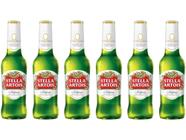 Cerveja Stella Artois Puro Malte - Premium American Lager 6 Unidades Long Neck 330ml