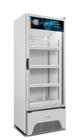 Cervejeira e Expositor Vertical Metalfrio VN50AH 127V 572 litros Porta de Vidro Branco Optima