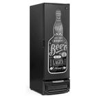 Cervejeira Refrigerador Vertical Gelopar GCB-57 PR Porta Cega 578L Em Aço Preto 220v