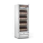 Cervejeira Visa Cooler Expositor Refrigerador Vertical Porta De Vidro 410L GRBA-400PV BR - Gelopar