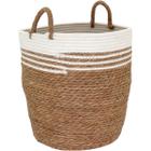 CESTA 36x37x37cm FIBRA NATURAL