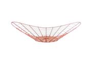 Cesta Aramada Fruteira Metal Bali Rose Gold Cozinha Sala M - Yazi