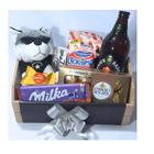 Cesta Botafogo Chocolates Urso Cerveja Milka Presente - Cesta de Presente Diferente