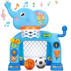 Cesta de basquete e gol de futebol Toy KIZZYEA de 1 a 3 anos com música