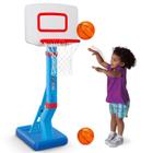 Cesta de basquete Qirptey Toddler para uso interno/externo com bomba de esfera