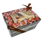 Cesta de Chocolate Lindt Lindor, Presente Natal Páscoa Aniversário Namorados Mãe Pai Empresa