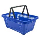 Cesta de compras plástica 16l azul - SUPIZZ