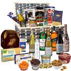 Cesta de Natal Premium Versalles - Whisky, Vinho, Espumante, Gin, Panetone, Pêssego