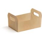 Cesta de Papel Caixote KRAFT TAM M 22X15X8CM PCT com 10